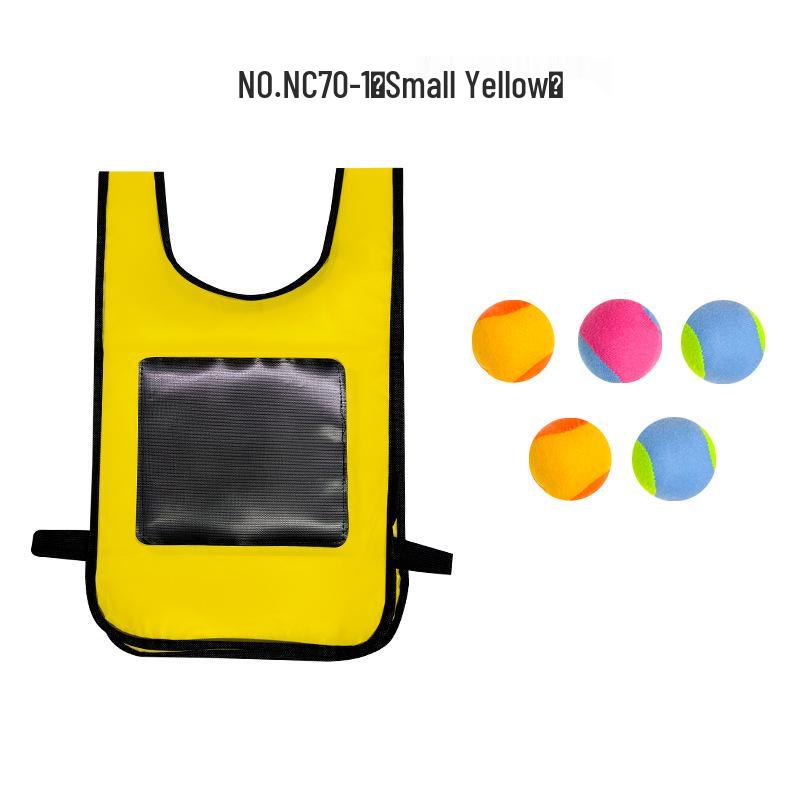 Kid's Sticky Ball Vest Set: Outdoor Parent-Child Dodgeball Game Toy