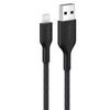 Belkin To Lightning Braided PCR CAA020fq0MBK USB-A Cable, 0.15m, Black,