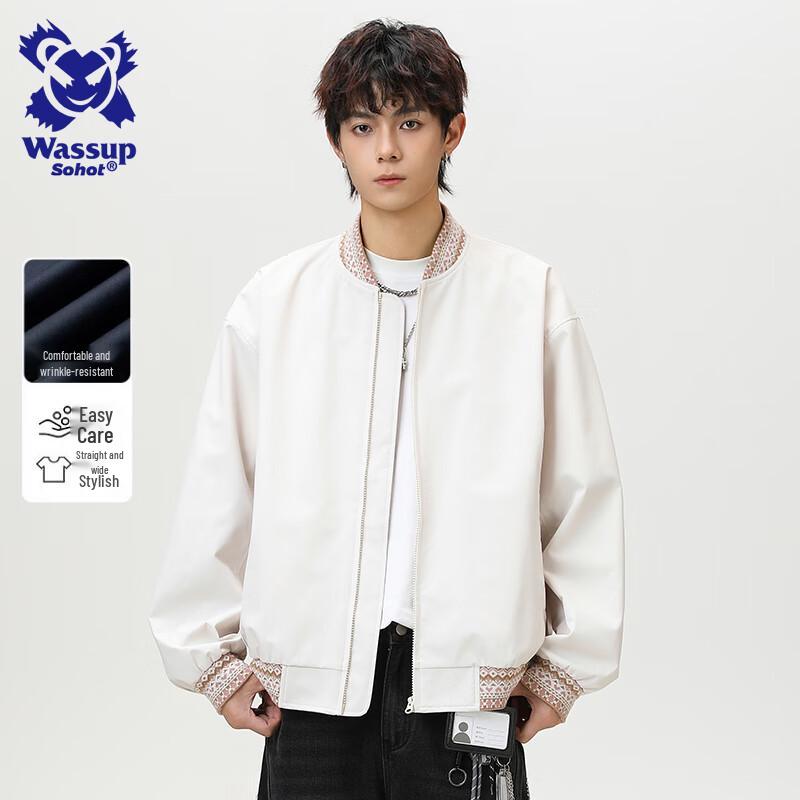 

Вассап Сохот Американская Ретро Куртка Свободного Кроя XL