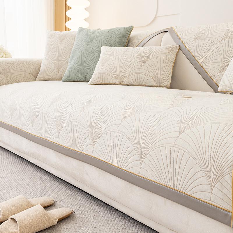 

Минималистичная диванная подушка Four Seasons, универсальный легкий роскошный роскошный универсальный нескользящий коврик из синели высокого качества 70*70cm