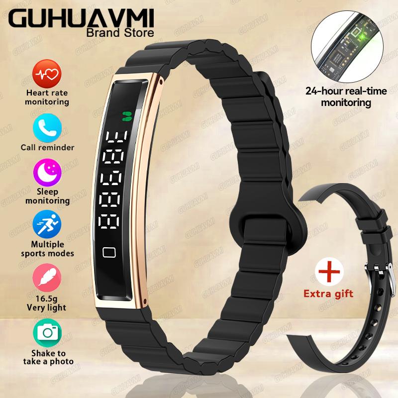 New Woman Health Smart Band Fitness Tracker with Heart Rate Blood Oxygen Sleep Monitor IP68 Waterproof Pedometer Watch for Women