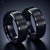 Stainless Steel Black Fashion Charm Jewelry Ring for Men Women Rings Wedding Engagement I Love You Male Jewelry