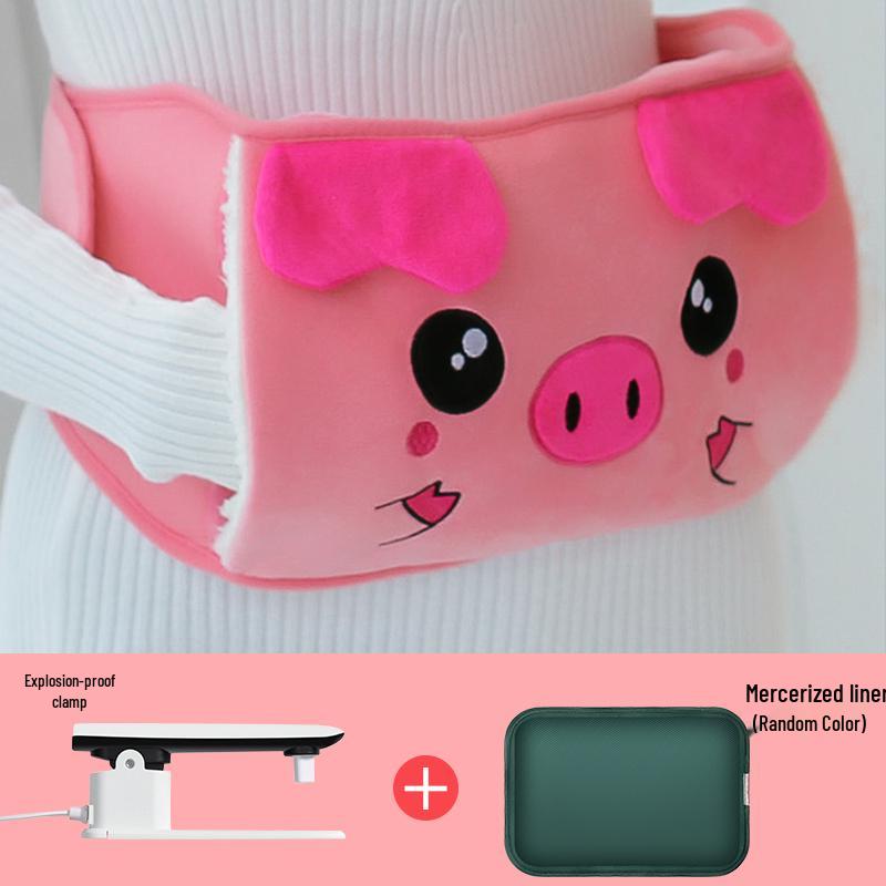 Rechargeable Explosion-Proof Electric Hand Warmer - Plush Cute Design for Women and Babies