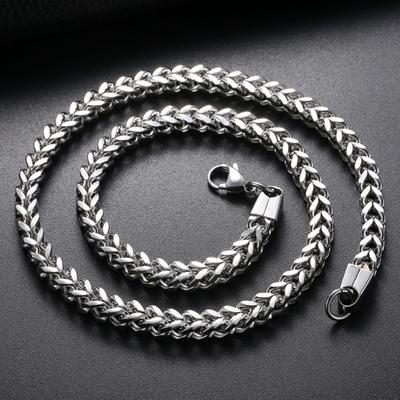 Κολιέ χιπ χοπ Ανδρικό κολιέ Tide Titanium Steel Ανδρική αλυσίδα Χοντρός Προσωπικότητας Διακόσμηση Street Dance Αξεσουάρ για αγόρια Κολιέ