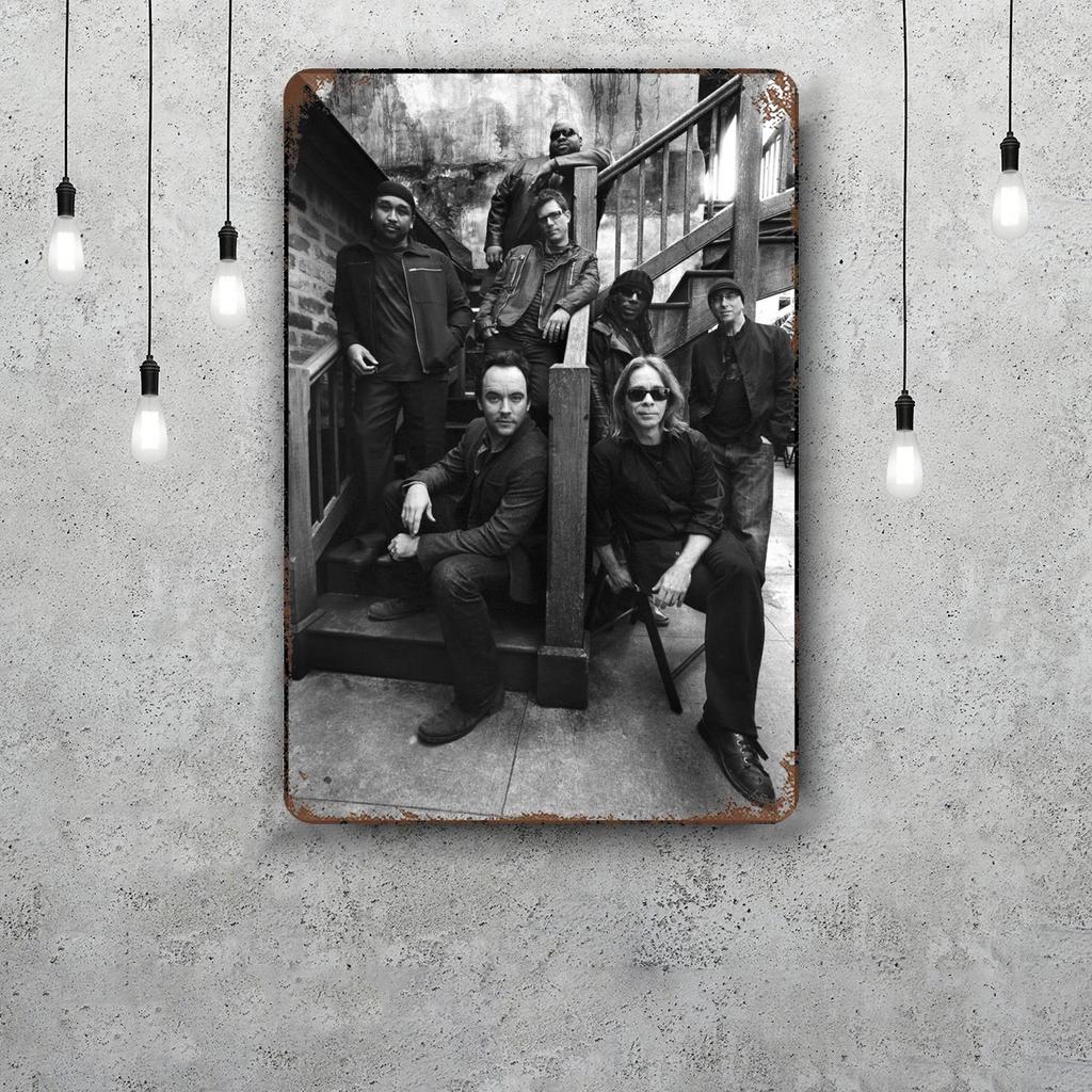 Dave Matthews Band Metallschilder Wanddeko Vintage Blechschilder Captain Metallposter Dekor für Bar Pub Club Wanddekoration