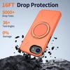 For iPhone 16e Magnetic Case Rotating Kickstand TPU+PC Phone Cover