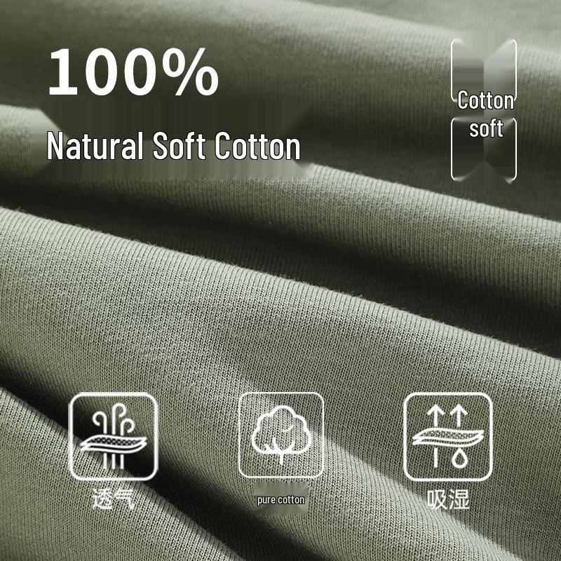 JEEP SPIRIT Men's Casual Pullover & Five-Point Shorts Set