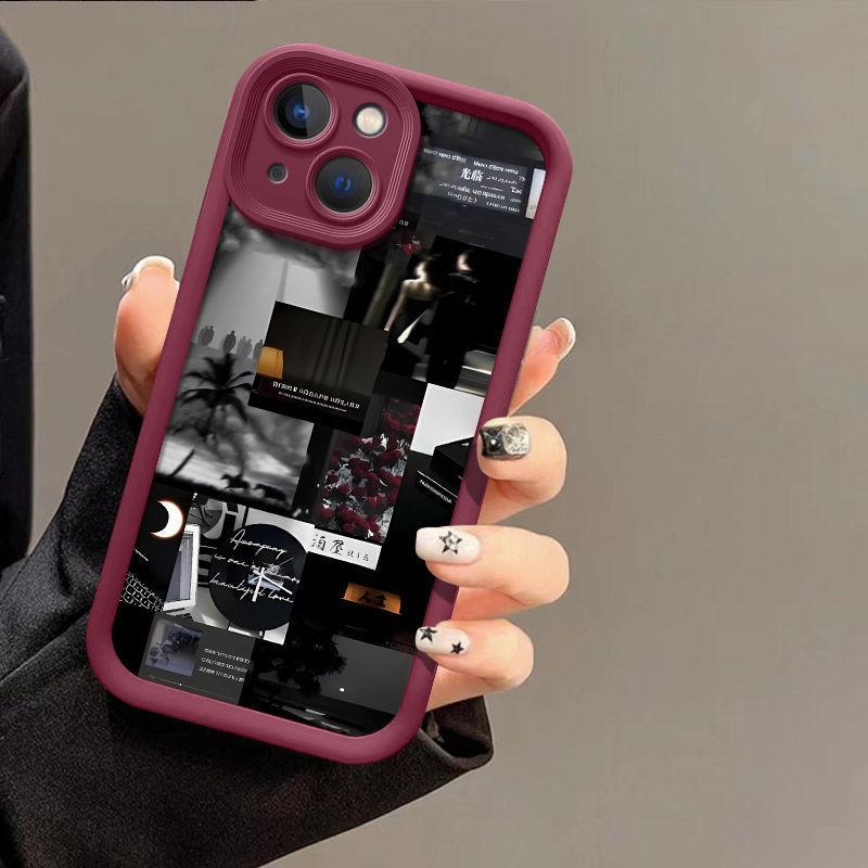 Life Fragments Are Suitable for iPhone Apple 15 Mobile Phone Case A3092 Ultra-thin Matte Protective Case Male Anti-drop Soft Case