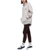 UNIQLO Graphic Print Loose Fit Hooded Casual Long Sleeve Sweatshirt Unisex sweatshirt Light-Gray 455814-02