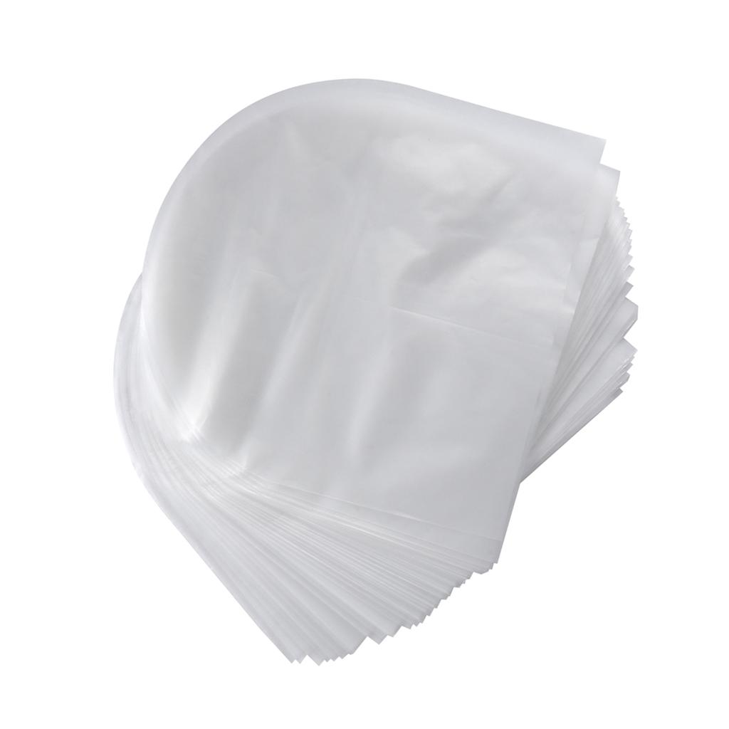 50Pcs 12in PE Anti Static Vinyl Record Protective Bag for Lp LD Anti Scratch Wear Resistant