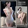 Sexy underwear, sexy neck-and-hip skirt, pure desire to avoid flirting, uniform seduction, pajama woman