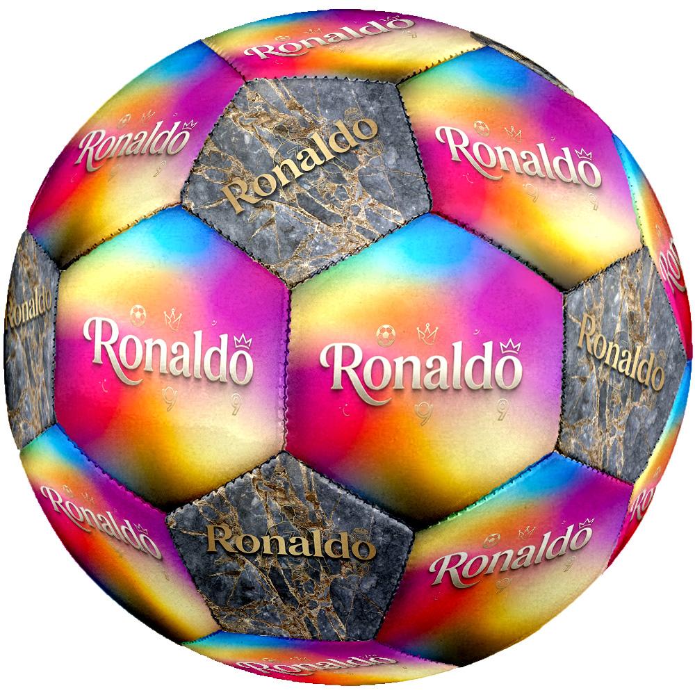 Ronaldo's: Phenomenon Size 5 Soccer Ball Machine-Stitched Indoor/Outdoor Training and Matches for Football Accessories
