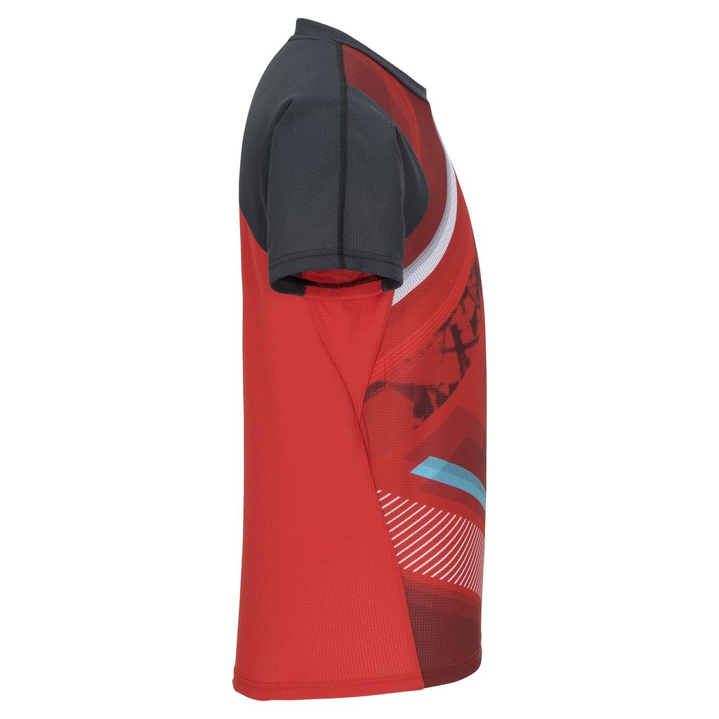 Mizuno MTC Practice Short Dry Highly Track Field Size S Shirt, Sleeve, Aeroflow, Breathable, & Wear, U2MAA011, Red,