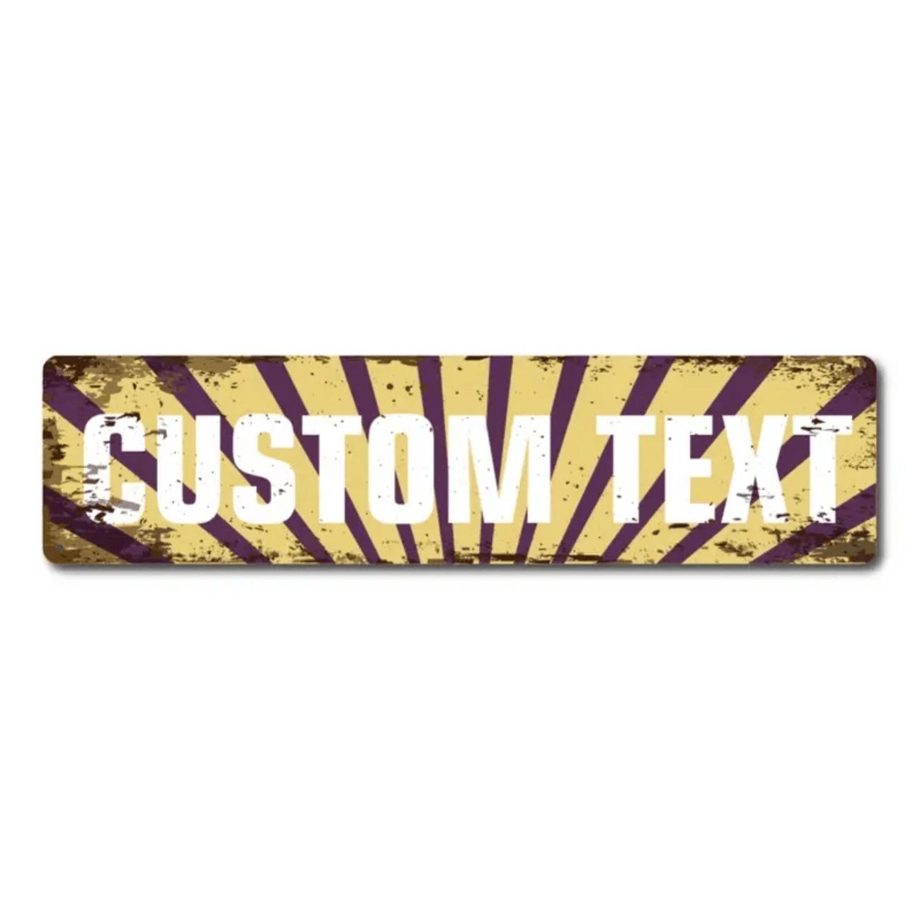 

Vintage Metal Tin Sign Poster Man Cave Home Club Bar Wall Decor жёлтый