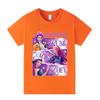 A1199 Kinder Jungen Mädchen Kpop Rumi Zoey Mira Print Kurzarm T-Shirt