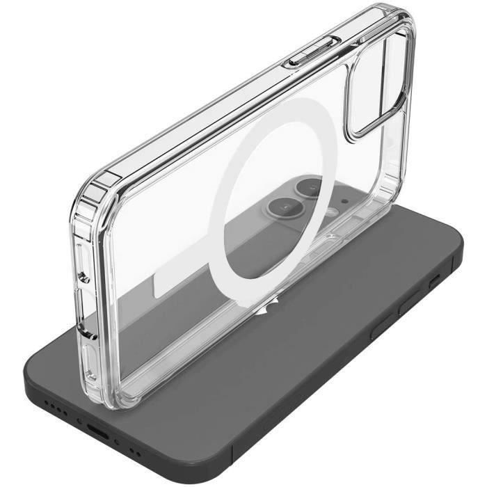 Coque Silicone - PROSHOP - iPhone 13 mini - Transparent - Aimant intégré - Protection légère