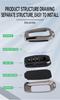 Toyota 2026 Ninth Gen Camry Key Case; Avalon, RAV4, Wildlander, C-HR Key Shell.