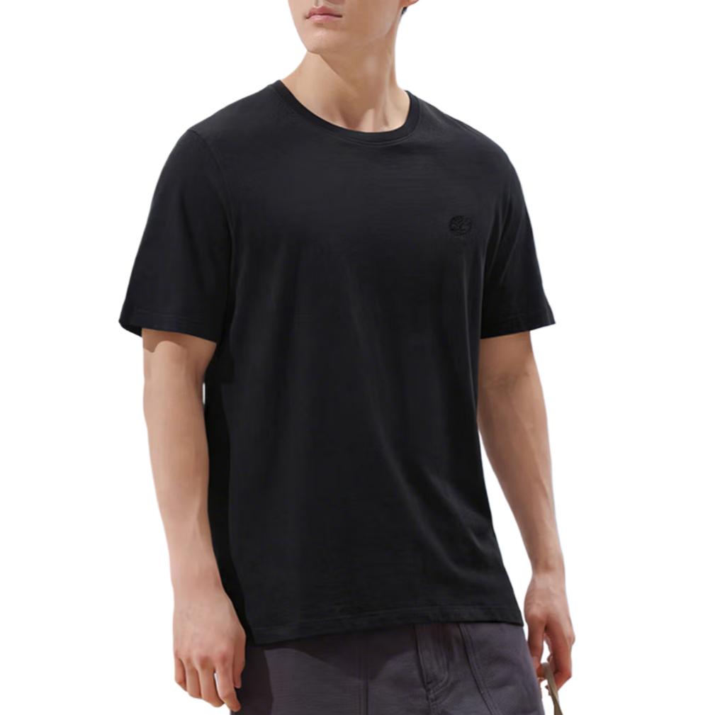 Timberland Breathable Solid Color Crew Neck Pullover T-Shirt Men tops A2PW3-001
