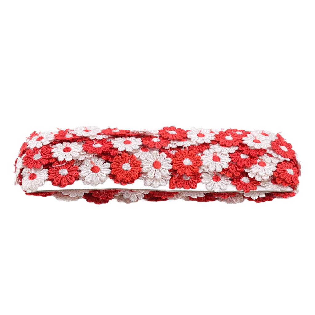 Daisy Flower Lace Trim 15 Yards Exquisite Beautiful Lace Fabric for DIY Crafts Gift Wrapping