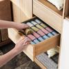 Scatola Pieghevole per Stoccaggio Biancheria Intima Domestica con 24 Scomparti, Scatola Stile Cassetto per Armadio, Reggiseni e Calzini
