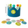 Schönes Design Wiederverwendbarer Geburtstagshut Krone für Kinder Happy Birthday Hut Baby Geburtstag Foto Requisiten Geburtstagsparty Deko-