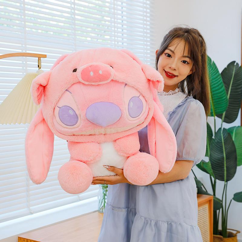 Adorable Angel Dress-Up Panda Stitch Plush Toy Doll