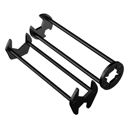 Under Sink Faucet Wrench Long-Arm Low-Profile Tight Spaces Plumbing Wrench Non-Slip Serrated Jaw Tool