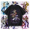 JoJo's Bizarre Adventure Animation Derivatives T-Shirt Jotaro Kujo Star Platinum Kira Yoshikage Printing Men's and Women's Tops