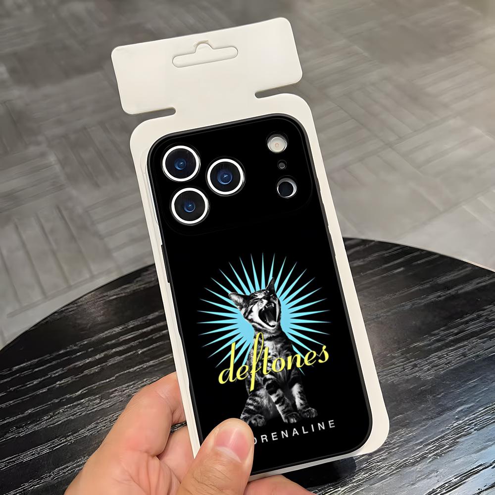 

Band D-Deftones Phone Case For IPhone 17 Air 16 E Pro Max 15 14 13 Mini 12 Pro 11 Max Plus Black Soft Shell iPhone17 Air
