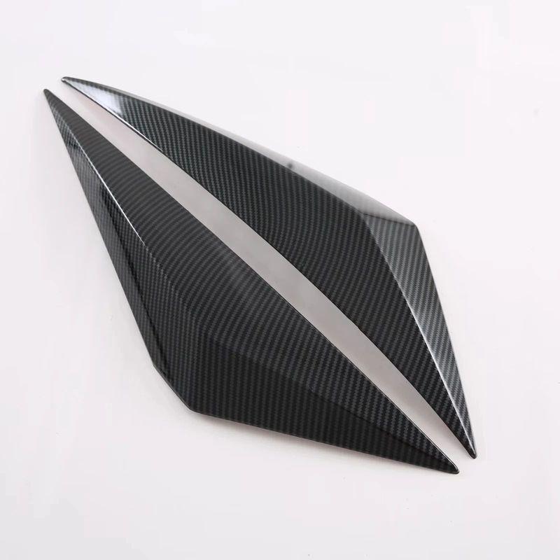 For Nissan Qashqai J12   2024 Front Fog Light Trims Bottom Bumper Grills Cover Sticker Garnish Strips Car Accessories