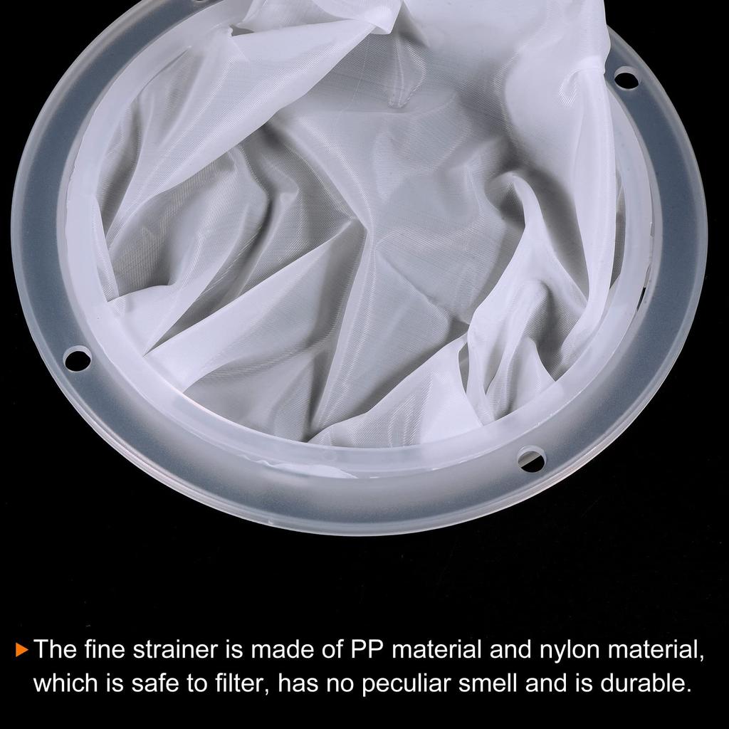 PATIKIL 155mm Outer Diameter Food Filter Strainer, 300 Mesh, Kitchen Mesh Filter Strainer, Fine Mesh Sieve for Juice, Coffee, and Soy Milk Filtering,
