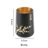 Brass Tea Ceremony Accessory Holder Set Six Tools Organizer Desktop Pen Cylinder Study Room