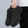 Outdoor Men Work Shoes Autumn Fashion Vintage Non Slip Wear-resistant Sneakers Comfortable Height Increase Lace Up Casual Shoes
