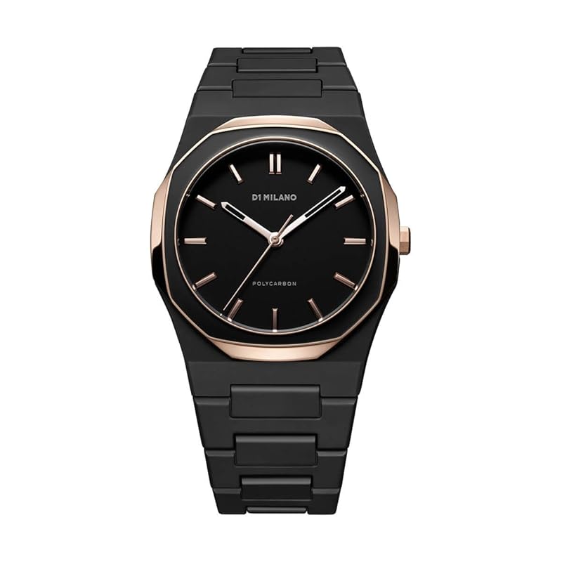 

Authorized distributor [D1 MILANO] D1 Milan clock watch men s unisex PCBJ35 polycarbon black enamel 40.5mm
