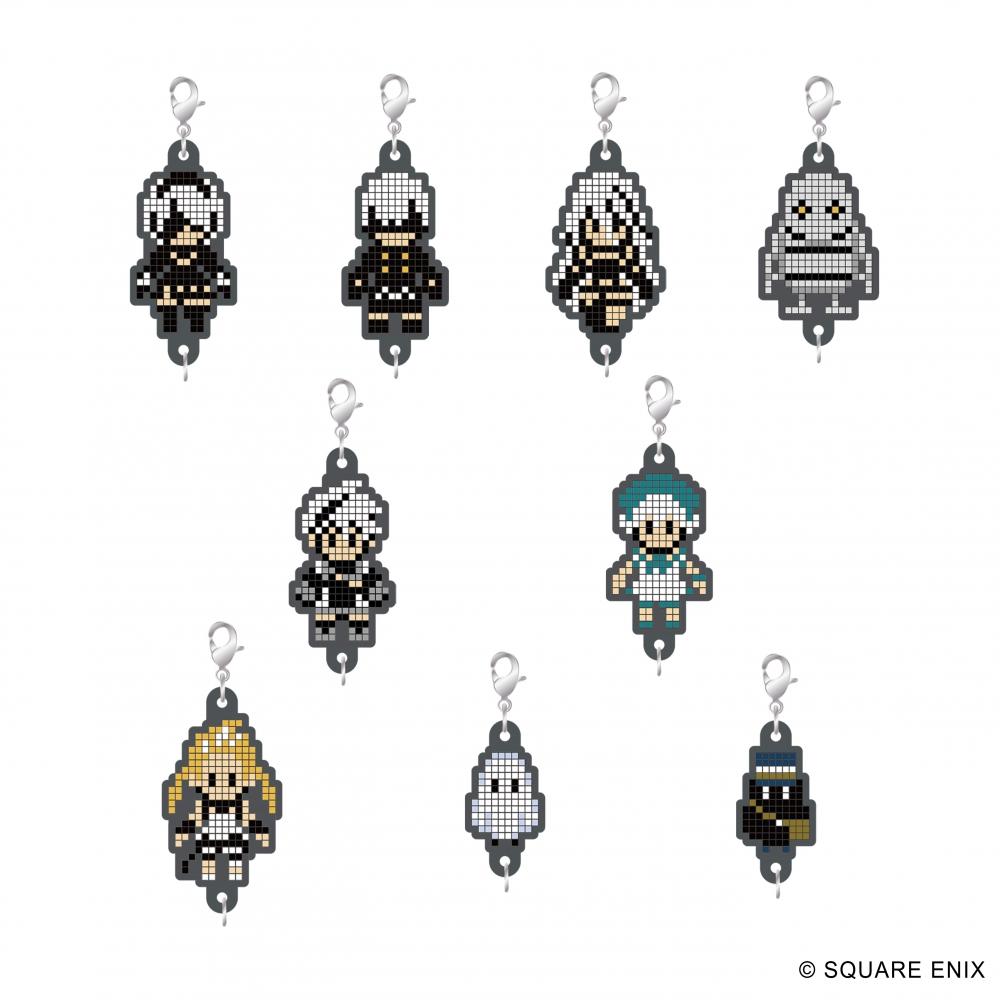 

Nier Series Nier Series Rubber Strap Collection Pixel Art Ver. Vol. 2 1box 9pcs