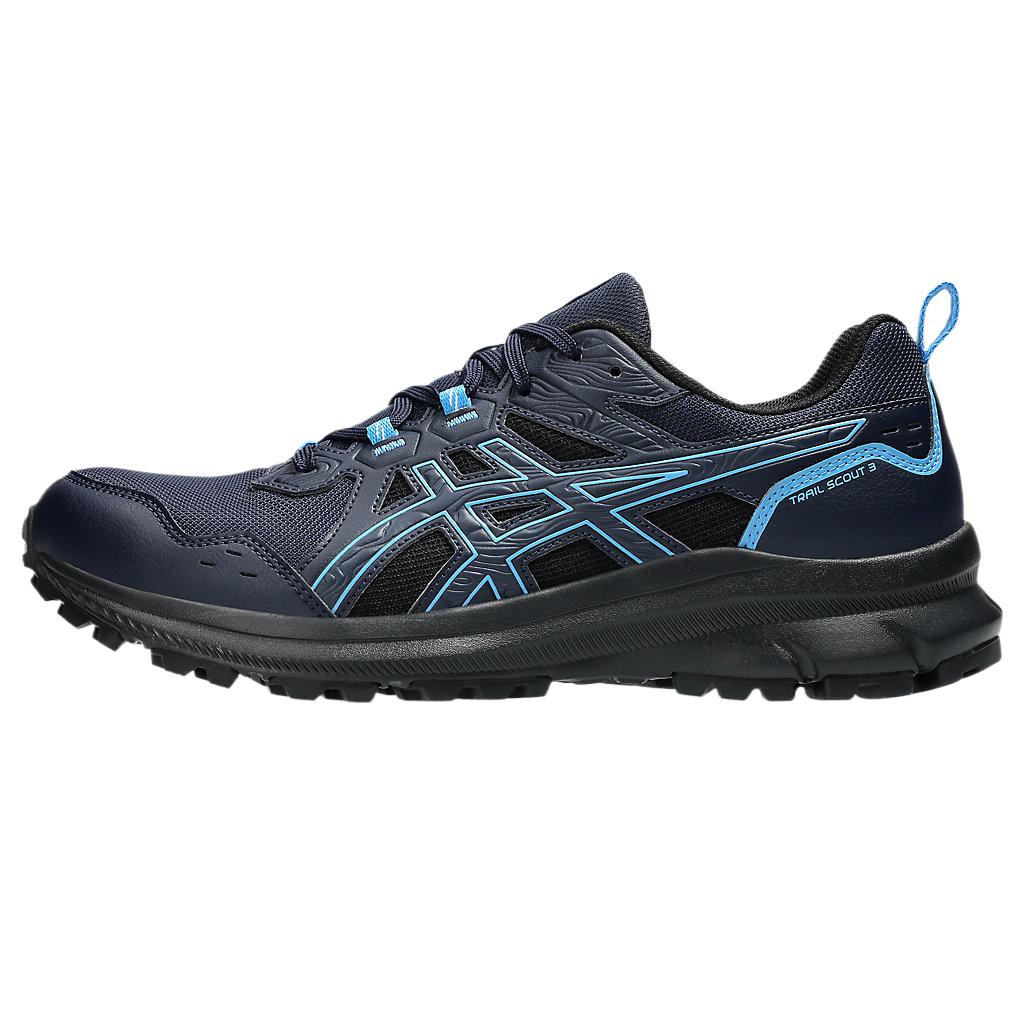 Ny Asics Trail Scout 3 Midnight Lyseblå 1011B700-403