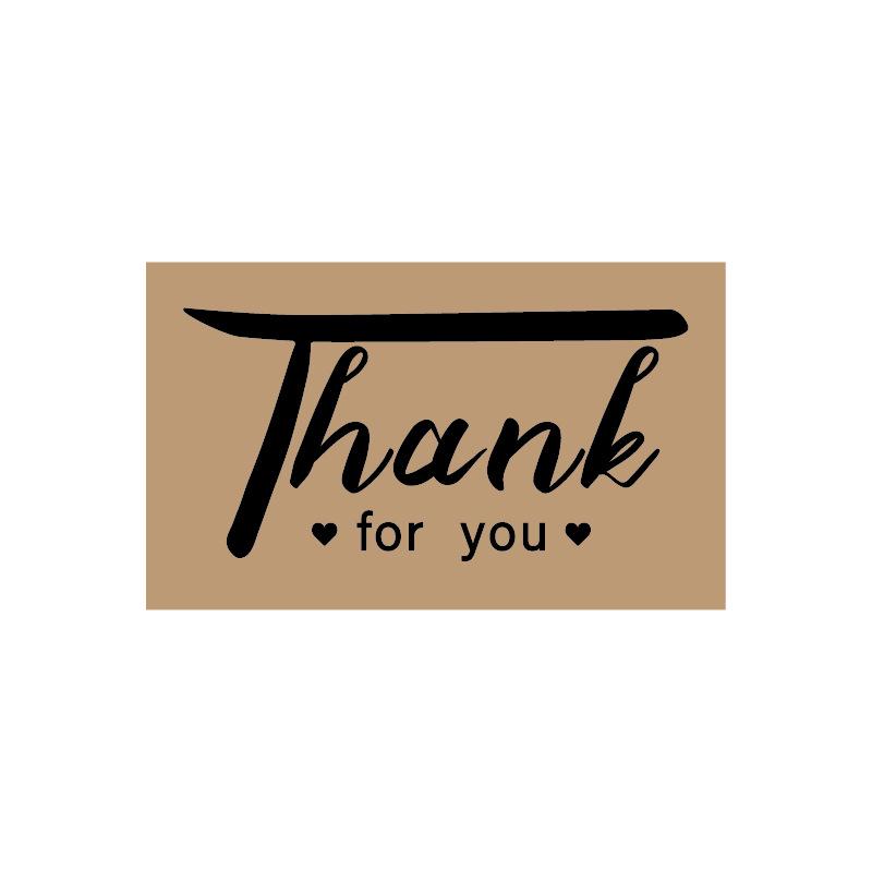 Simple Laser-Engraved Thank You Cards - 30 Pack