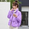 Traditional Chinese Cotton Jacket Women Winter Short Lightweight Padded Coat Fashion Outerwear