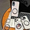 Magnetic Clear Phone Case for OPPO A17k Card Insert DIY Photo Holder Soft TPU Cover