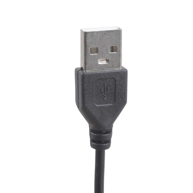 5V USB To 3.5x1.35mm Right Corner Power Cord For Sound Devices LED Radiances Admirers With 1M Plastic Cable