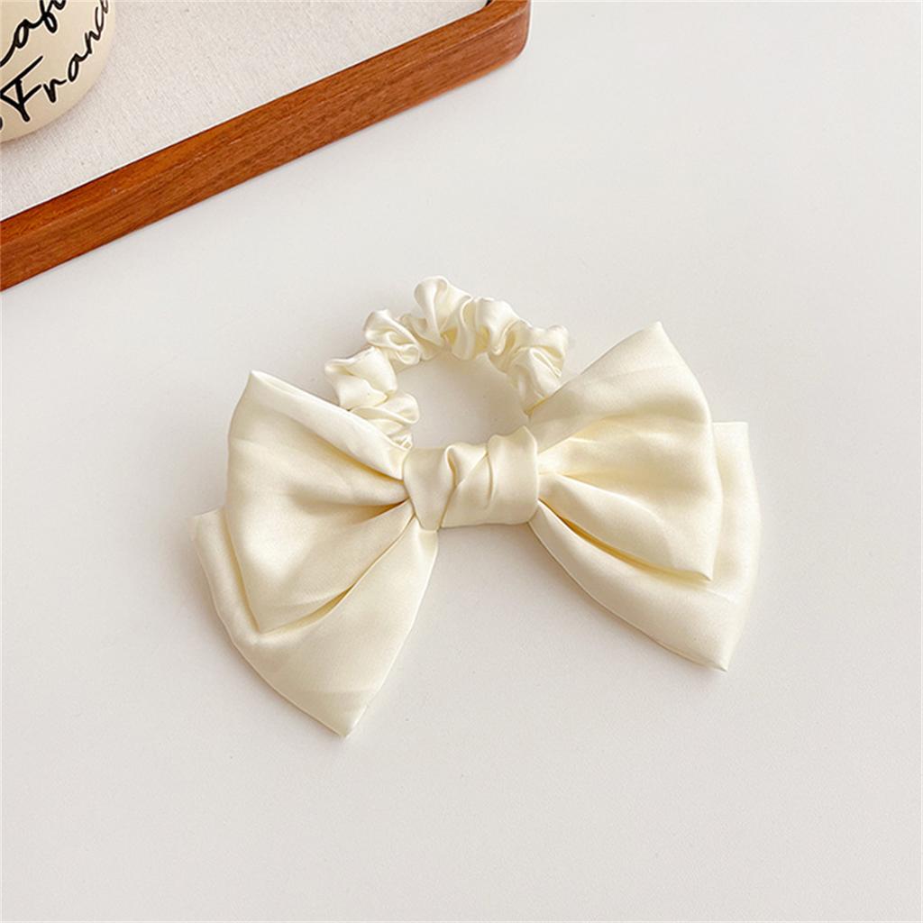 Solid Color Bow Hair Tie Hair Accessories for Women