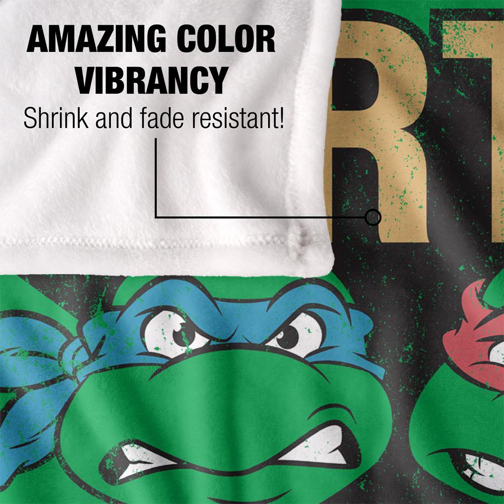 TMNT Turtle Power Silky Supersoft Blanket