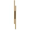 D-tubo - LED Wall Lamp 8W, 3000K, Brass Gold + Black 70 Cm