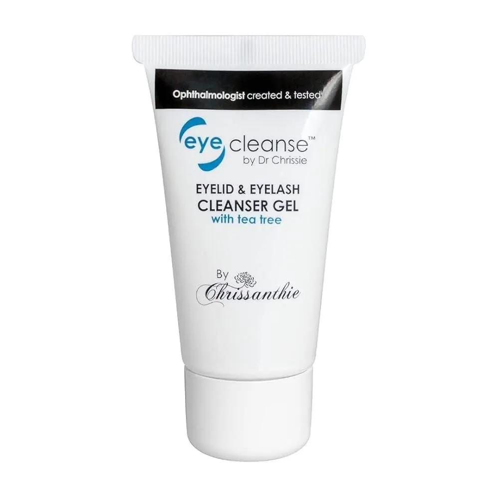 

Chrissanthie Tea Tree Citrus Extract Eye Cleanser 30ml - All-in-One Makeup Remover Eyelash Extension Face Wash Scratch