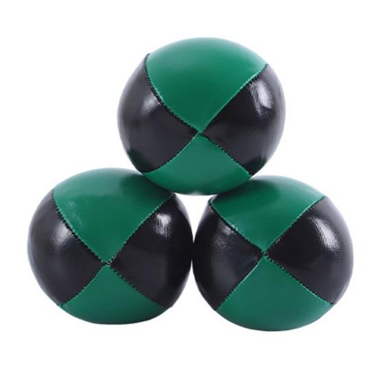 

3PCS Toy Ball Soft PU with Fine Touch Filled Particles Design Toy зелений