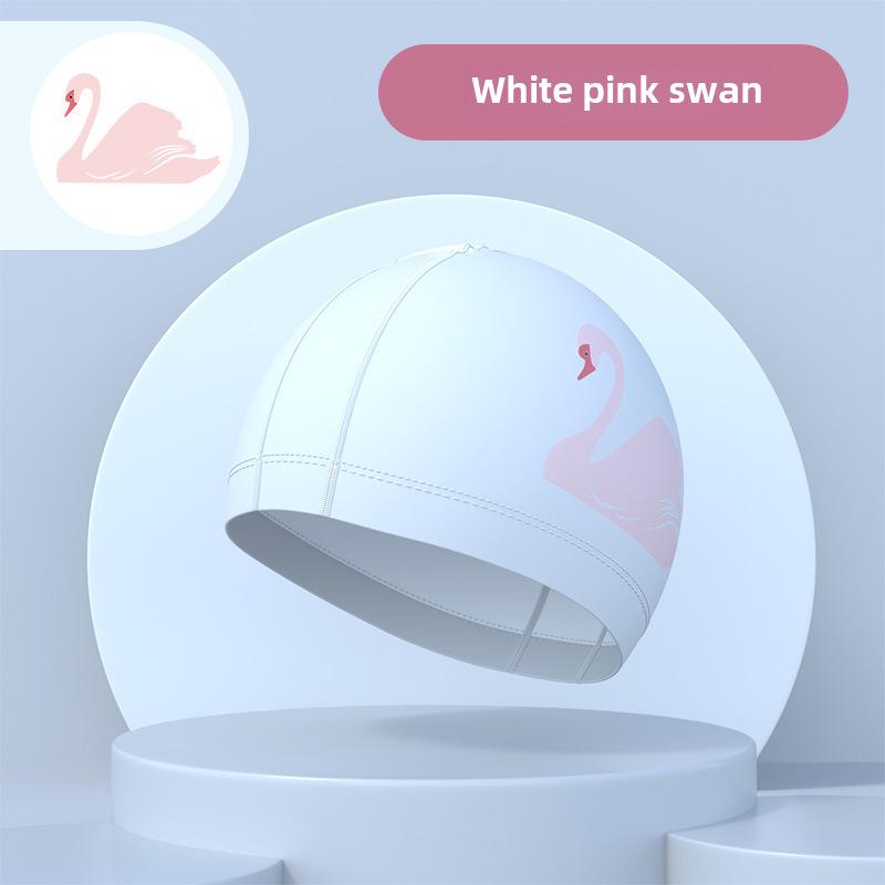 Waterproof Breathable PU Coated Adult Swimming Cap for Men & Women