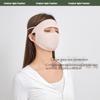 Sun Protection Mask Female UV Protection Summer Ice Silk Breathable Mask Sunshade Outdoor Riding Facekini Mask Sun Protection