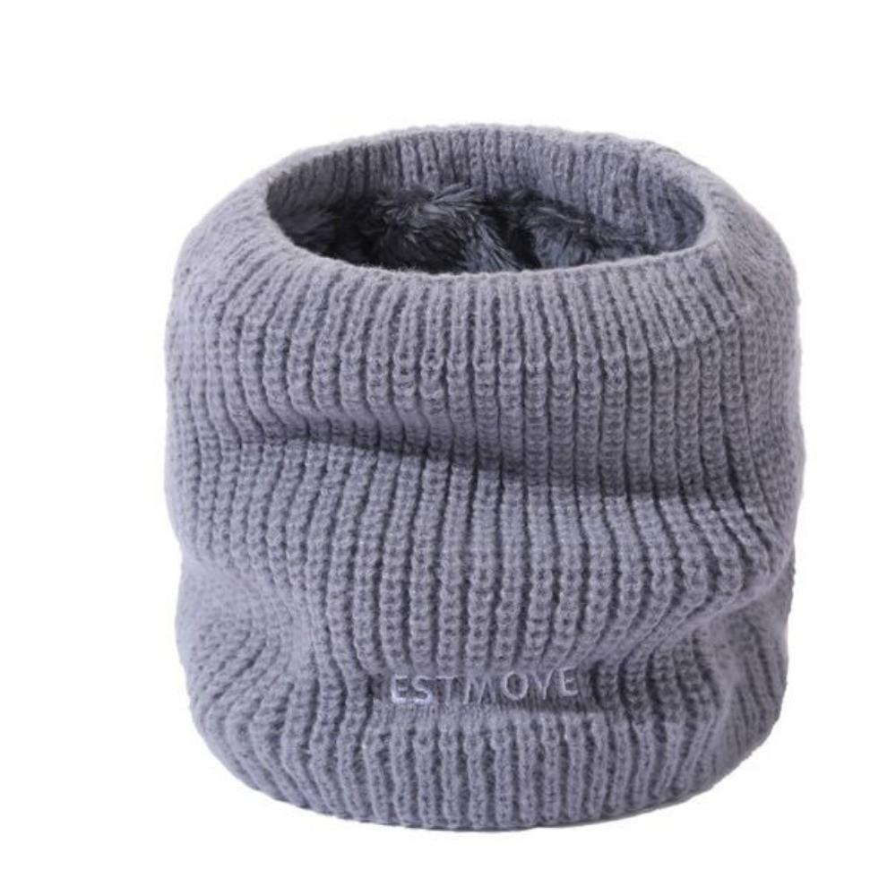 Windproof Knitted Mask Keep Warm Fleece Neck New Winter Scarf Men Women
