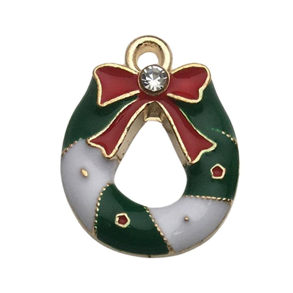 140 Kinds Of Christmas Drips Santa Claus Snowman Snowflake Deer Earrings Bracelet Pendant Diy Jewelry Accessories