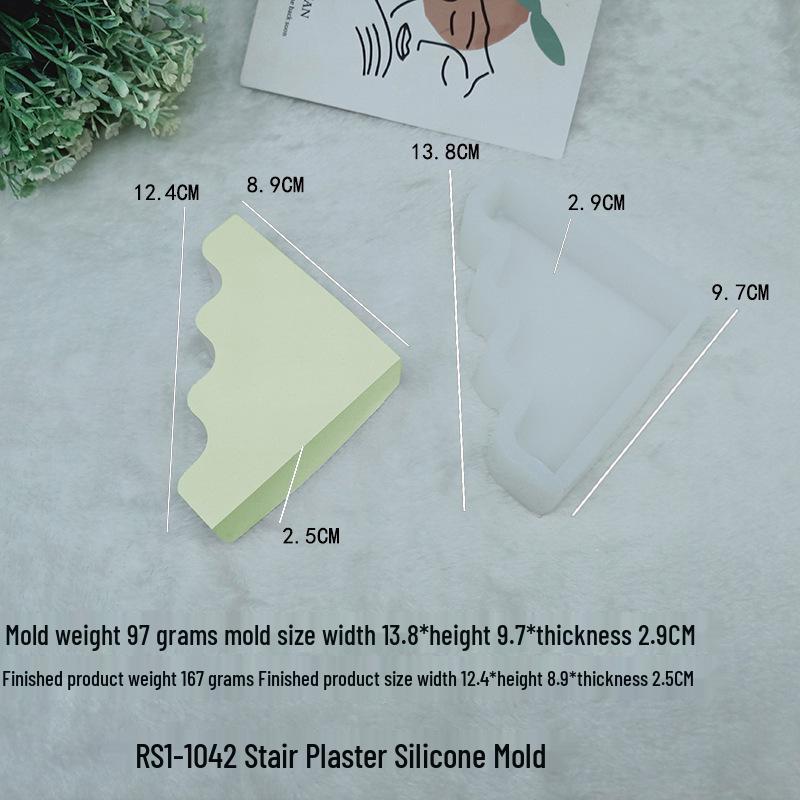 Geometric S & N-Shape Arch Aromatherapy Candle Silicone Mold